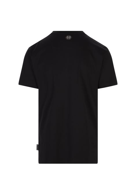 T-shirt Round Neck SS Coursive Nera PHILIPP PLEIN | PAECMTK8253PJY002N02